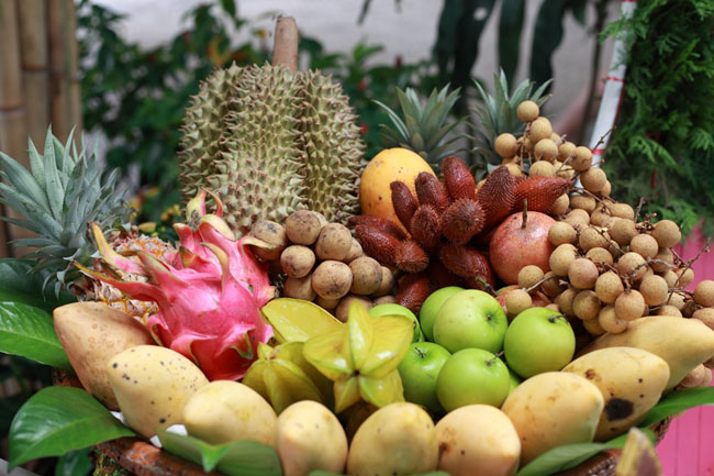 蛇皮果,芒果等热带水果,这里的素帕他果园(suphattra land)是全泰国最